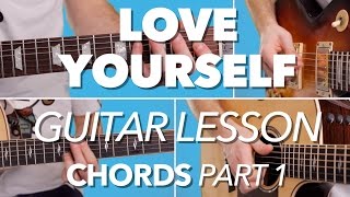 ► HOW TO PLAY | Love Yourself | Justin Bieber | Guitar Tutorial (Chords) FREE TAB