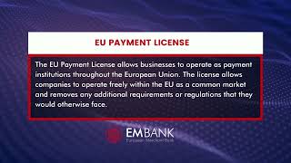What is an EU Payment License? | European Merchant Bank