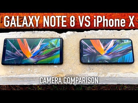 iPhone X vs Note 8 Full Camera Comparison Test!