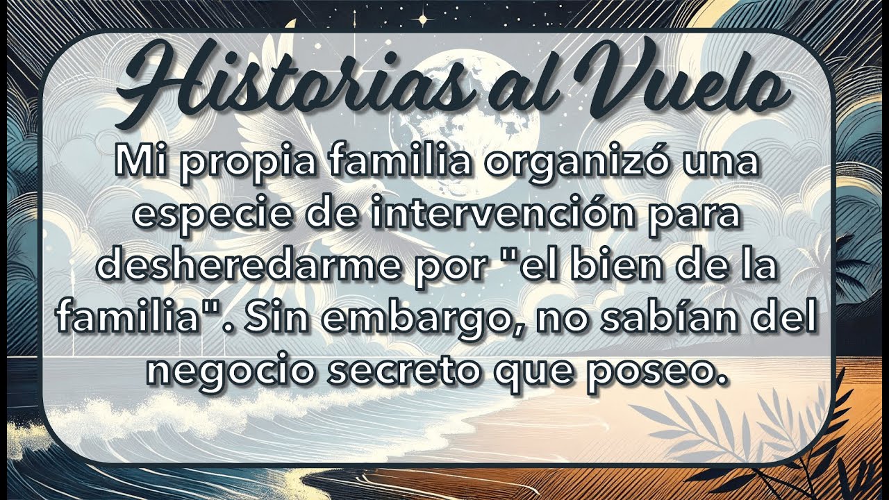 Mi propia familia organizó una especie de intervención para desheredarme por "el bien de la familia"