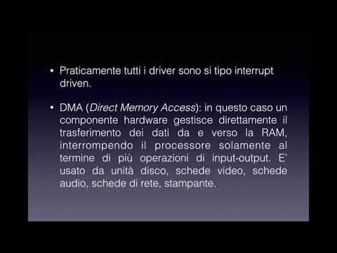 Sistemi Operativi Parte 5: Gestore dell'I/O