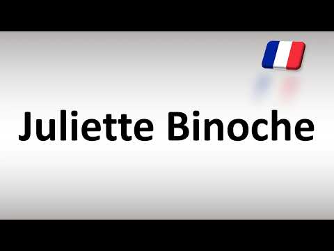 How to Pronounce Juliette Binoche (French Actress)