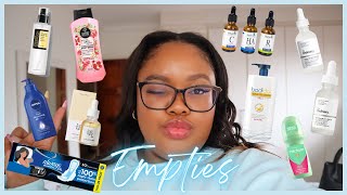 Empties Video: Lots Of Skincare, Bodycare, Makeup...♡ Nicole Khumalo ♡ South African Youtuber