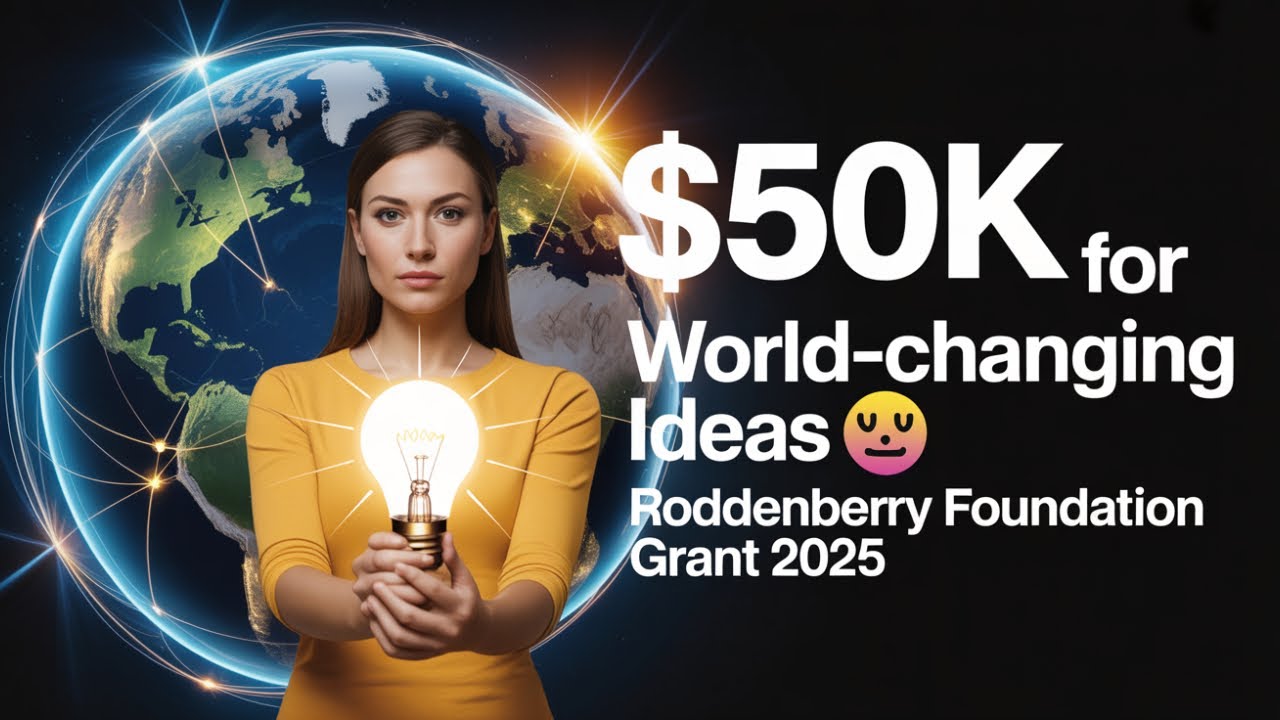 Roddenberry Foundation Grant Application Step by Step Tips 2025! #RoddenberryFoundation #grants