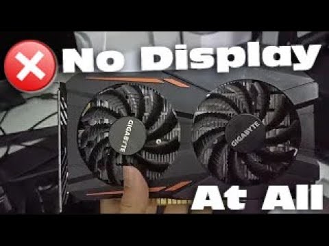 Problem Found | Graphic Card No Display | What Solution Ya?