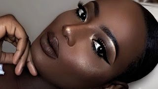 BROWN CHOCOLATE INSPIRED MAKEUP LOOK