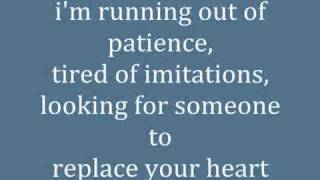 The Wanted - Replace Your Heart (LYRICS)