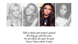 Little Mix - They Just Don&#39;t Know You (Lyrics + Parts on Screen)