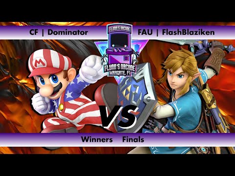 Flynn's Arcade 087 Winners Final - CF | Dominator (Mario) VS FAU | FlashBlaziken (Link) SSBU Tourney