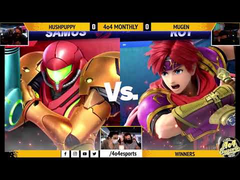 SSBU - 4o4 Smash Monthly 2 - Hushpuppy (Samus) vs Mugen (Roy) - Winners Quarter-Final