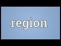 Region Meaning