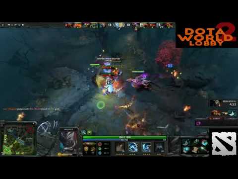 DOTA 2 Ranked Gameplay    ArisE   Magnus vs w33 8000MMR   Ember Spirit   Highlights