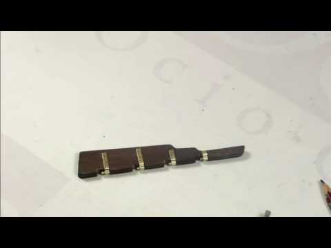 Colocación de las bisagras en el timón