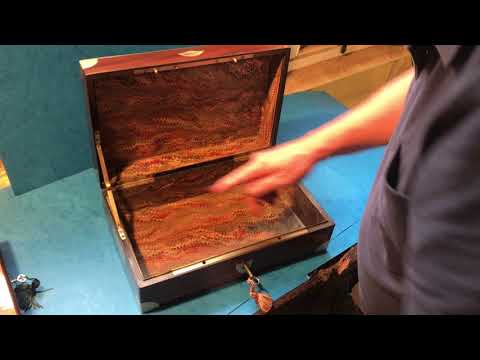 Antique Military Campaign Box.