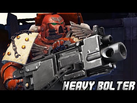HEAVY BOLTER GAMEPLAY / Blood Raven vs Orks! - Warhammer 40k: Space Marine, Augmented Mod