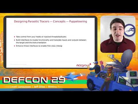 DEF CON 29 - Jeff Dileo - Instrument and Find Out:  Parasitic Tracers for High Level Languages