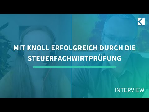 Mit KNOLL erfolgreich durch die Steuerfachwirtprüfung