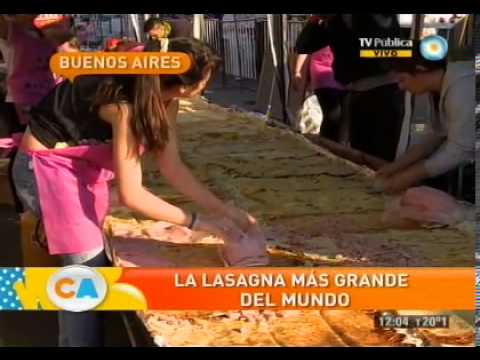 La lasagna más grande!