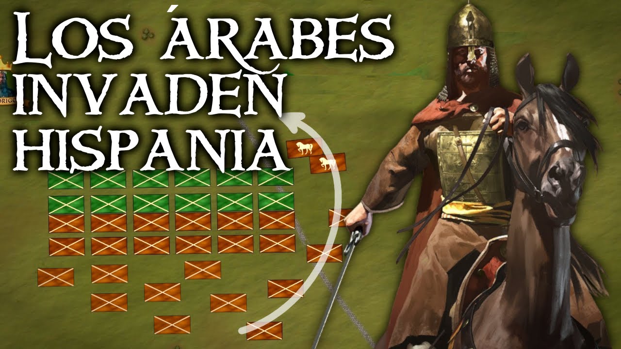 La Batalla de Guadalete, 711 ⚔️ Invasión Musulmana de la Península Ibérica ⚔️ Fin del Reino Visigodo