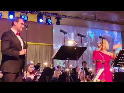 Renata Sabljak i Đani Stipaničev na Dubrovačkom božićnom koncertu 