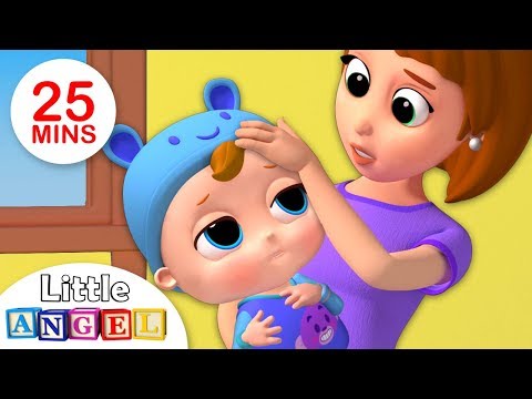 Baby Got Sick | Sick Song +More Kids Songs & Nursery Rhymes by Little Angel