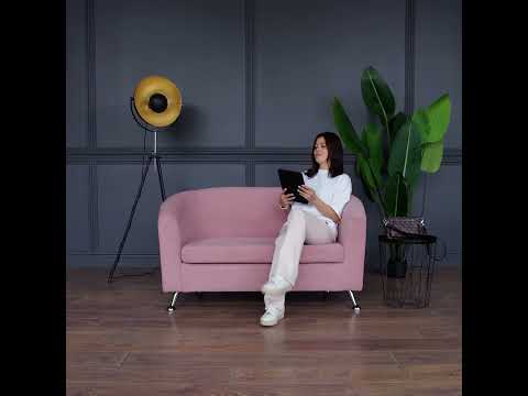 Прямой диван Брамс 2Д розовый в Улан-Удэ - видео 7