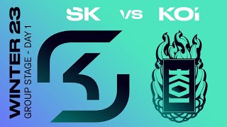 LEC Winter Split 2023 - W4D1 - SK vs KOI BO3