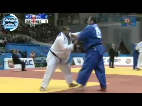 European Judo Championship Chelyabinsk 2012 Bronze +100kg OKRUASHVILI (GEO)-WOJNAROWICZ (POL)