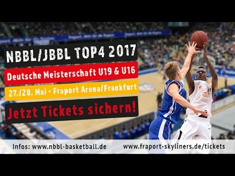 Die Auslosung zum NBBL/JBBL TOP4 2017 in Frankfurt!