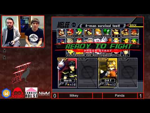Thats Not Safe #35 - Panda WS (Fox) vs Mikey (Marth) - Melee Winners Quarters