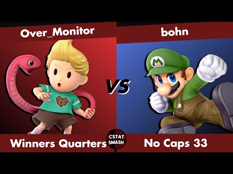 NO CAPS #33 - Over_Monitor (Lucas) vs bohn (Mario) Top 16 Super Smash Bros Ultimate