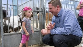 Tory Leader Andrew Scheer visits agricultural fair in battleground riding south of Montreal