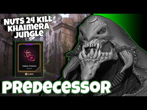 Galaxy Greaves is the best item! - Predecessor Khaimera Jungle Gameplay -  @PredecessorGame #predplays