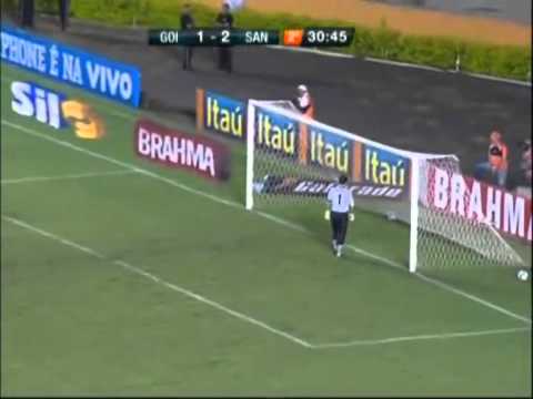 Goiás 1 x 4 Santos - Gols - Brasileirão 2010
