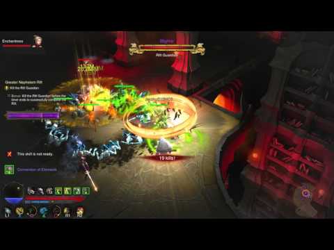 Diablo 3 - Season 10 HARDCORE Witch Doctor (2) #11 - GR 53 grind DEATH - 1080p 60fps - No commentary