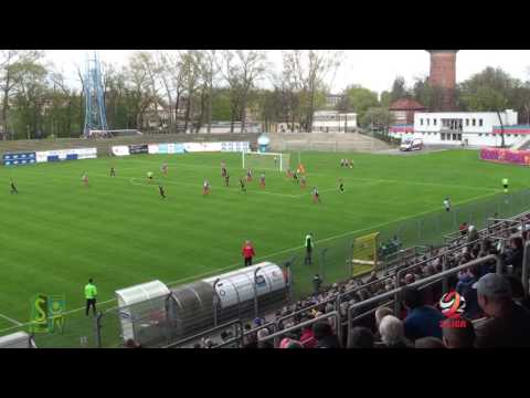 2017.04.15 Odra Opole - Siarka Tarnobrzeg 4:3 (3:2) - skrót I połowy