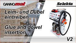 Video about Dowel inserting machines Gannomat Selecta