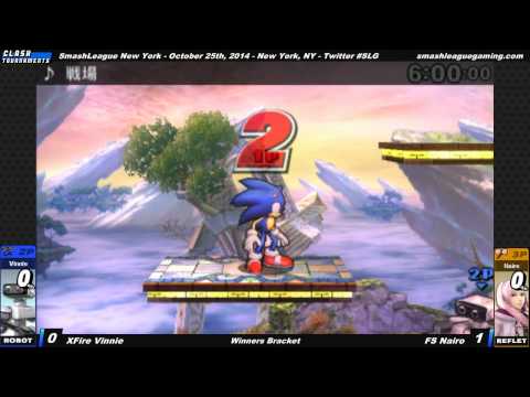SmashLeague NY - FS Nairo vs XFire Vinnie - Smash 3DS