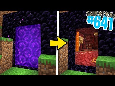 PORTALE DEL NETHER REALISTICO per la 1.16 - Minecraft ITA - Survival 1.15 #641