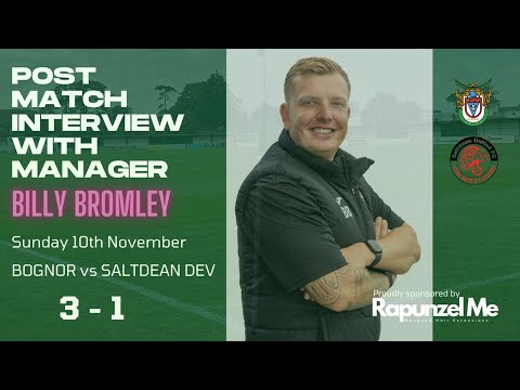 Post Match Interview - Bognor Rockettes vs Saltdean - 10th November '24