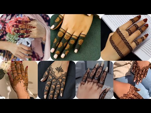 Stylish finger mehndi designs for wedding 2025|| simple mehendi designs || henna by taiba#henna#bt