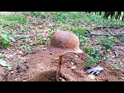 Hidden treasures of World War II - WWII German M35 Helmet found on Eastern Front Battlefield