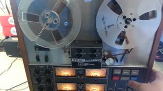 Video thumbnail for Teac A-2340sx real to real Tape Recorder/Palyer by Chris Cornell