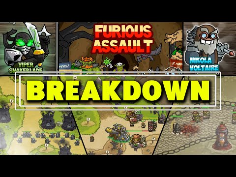 8 New Enemies, 2 New Heroes, 2 New Towers | Kingdom Rush Furious Assault Mod Breakdown - YouTube