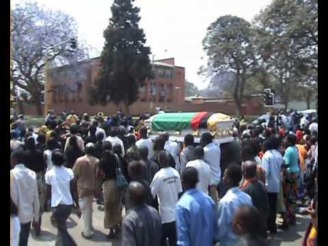 Lily T coffin carrying ceremony