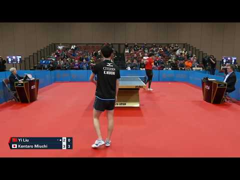 2019 Seamaster US Open - Mens Singles - Semi Final - Yi Liu vs Kentaro Miuchi