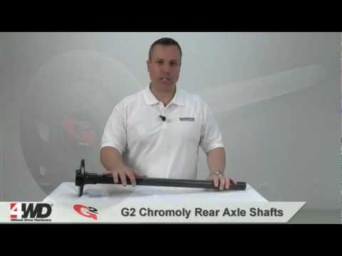 G2 Chromoly Rear Axle Shafts