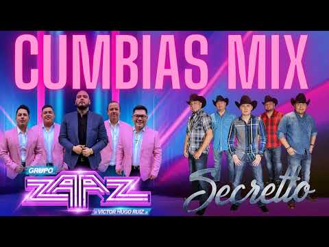 Grupo Zaaz y Grupo Secretto   Cumbias mix 2022