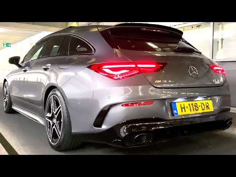 Mercedes AMG CLA 35 NIGHT Review Drive Sound Shooting Interior Infotainment
