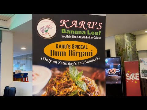 EXPERIMENTE NYO DIN PARA CARAS FISH HEAD CURRY /KARU'S BANANA LEAF/THESS Sj Vlog